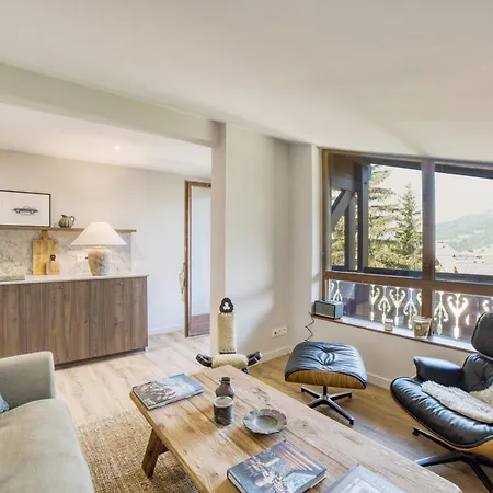 Bel Appartement Au Dernier Etage - Megève Exterior foto